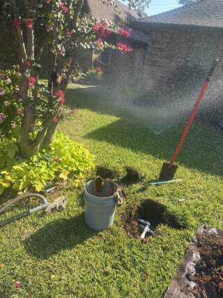 located repaired and tested lateral line leak